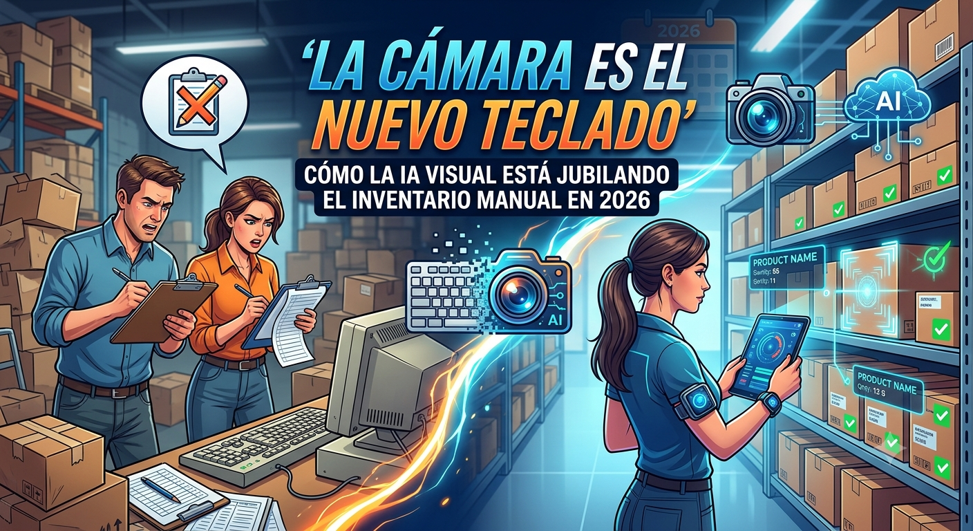 La Cámara es el nuevo Teclado: Cómo la IA Visual está jubilando el inventario manual en 2026